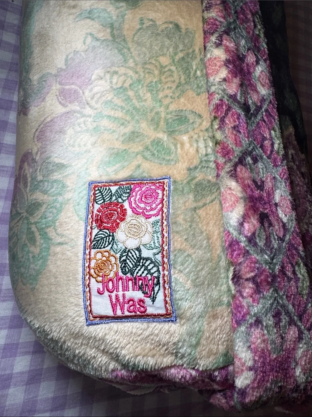 Johnny Was Floral Cozy Blanket